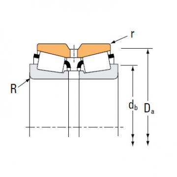 TDO Type roller bearing 26131 26284D