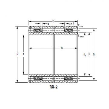 Four-Row Cylindrical Roller Bearings 300RX1846 RX-1