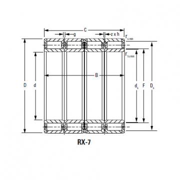 Four-Row Cylindrical Roller Bearings 820ARXS3264 903RXS3264