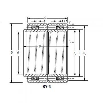 Four-Row Cylindrical Roller Bearings 550RX2484 RX-1