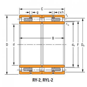 cylindrical roller bearing inner ring outer assembly 950arXs3723 1075rXs3723