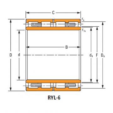 cylindrical roller bearing inner ring outer assembly 600rX2643B