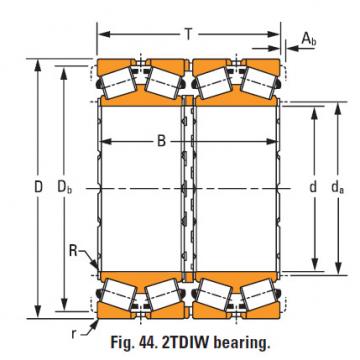 four-row tapered roller Bearings ee261650d 262450