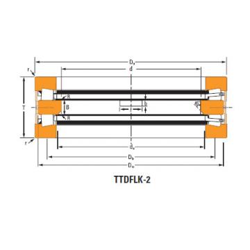 TTdFlk TTdW and TTdk bearings Thrust race double T1080dw