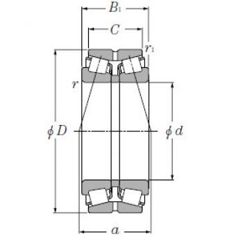 Double Row Tapered Roller Bearings NTN 323164