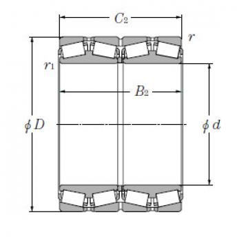 Four Row Tapered Roller Bearings Singapore CRO-7220