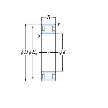 FULL-COMPLEMENT CYLINDRICAL ROLLER BEARINGS JAPAN NCF18/530V