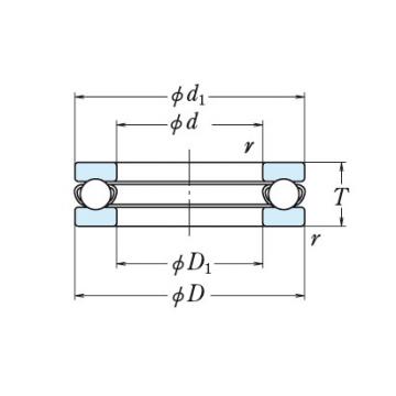 SINGLE-DIRECTION THRUST BEARINGS 51128X