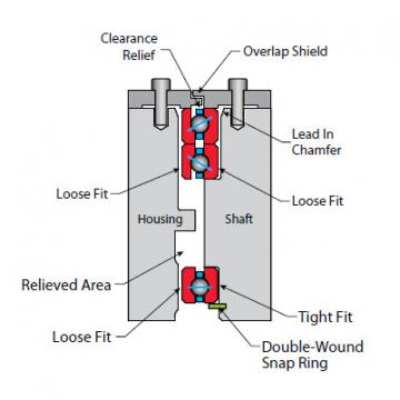 Thin Section Bearings Kaydon NA020AR0