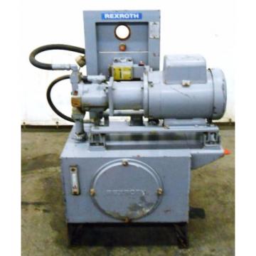 REXROTH AA10VS028DFLR/30R-PKC63N00 HYDRAULIC POWER UNIT, 5 HP, 20 GAL. 1800 RPM