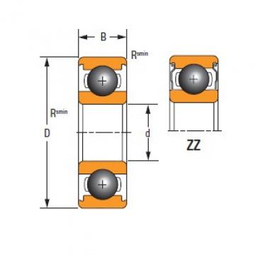 Timken DEEP GROOVE BALL BEARINGS 61810-ZZ-C3    