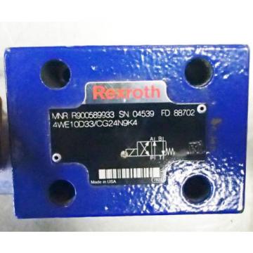 REXROTH R900589933 4WE10EA33/CG24N9K4 HYDRAULIC PROPORTIONAL VALVE