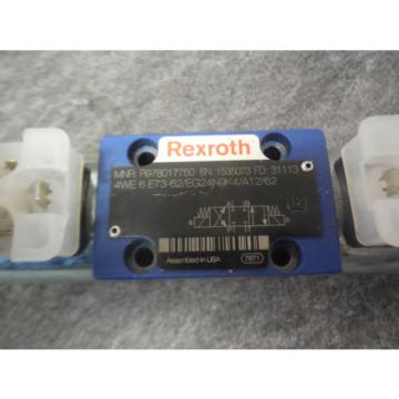 NEW REXROTH DIRECTIONAL VALVE # 4WE6E73/EG24N9K4/A12/62