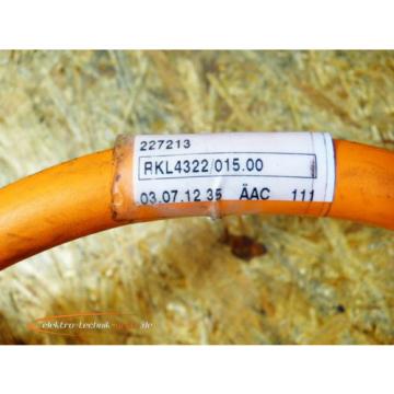 Rexroth RKL4322/015.0 Power Cable   &gt; ungebraucht! &lt;