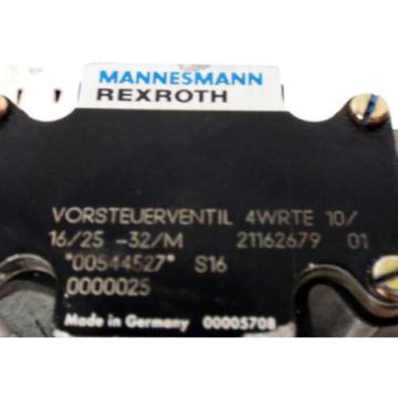 1 USED MANNESMANN REXROTH 4WRTE 16 V200L CLOSED LOOP DIRECTIONAL CONTROL VALVE