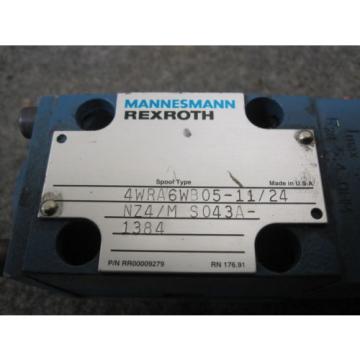 NEW REXROTH DIRECTIONAL VALVE # 4WRA6WB05-11/24NZ4/M