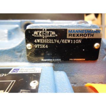 NEW REXROTH DIRECTIONAL VALVE # W4EH22L74/6EW110N9TSK4