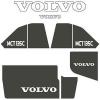 Volvo MCT135C Decals Stickers Repro Decal Kit for Compact Track Skid Loader #1 small image