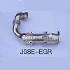 EGR valve pipe  VH173091090A for HINO J08E Kobelco SK330-8 SK350LC-8 excavator #1 small image
