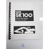 Kobelco SK100 Excavator Operator&#039;s Owner&#039;s Manual