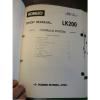 Kobelco LK200 Loader service shop repair manual S5RK0001E