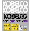 KOBELCO 115SR BAGGER-AUFKLEBER-STICKER #1 small image