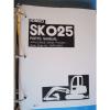 Kobelco SK025 Parts Manual  S4PV1005-1  S/N PV04301~  1992 #2 small image