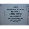 Kobelco K904 904 K905 Isuzu Engine Excavator SHOP MANUAL PARTS Catalog Service #8 small image