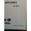 Kobelco LK850-II Wheel Loader S/N RJ-1004- Parts Catalog Manual S3RJ10022 1/89 #3 small image