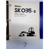 KOBELCO SK035-2 EXCAVATOR PARTS MANUAL   S4PX1007 #1 small image