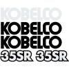 New Kobelco 35SR Excavator Decal Set #1 small image
