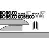 Kobelco SK 200LC Excavator Decal Set #1 small image