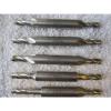 Lot of 11 Double End Mills. Kobelco. 1/16&#034;, 1/4&#034;, 3/8&#034;, and 1/2&#034;. Four Flute #2 small image
