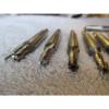 Lot of 11 Double End Mills. Kobelco. 1/16&#034;, 1/4&#034;, 3/8&#034;, and 1/2&#034;. Four Flute #6 small image