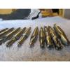 Lot of 11 Double End Mills. Kobelco. 1/16&#034;, 1/4&#034;, 3/8&#034;, and 1/2&#034;. Four Flute #7 small image