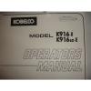 Kobelco K916 K916-II HYD Excavator SHOP MANUAL PARTS &amp; OPERATORS Catalog Service #7 small image