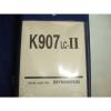 Kobelco Hydraulic Excavator Service SHOP MANUAL PARTS Catalog K907 K907LC-II OEM