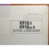 Kobelco K912-II S/N LC2301- K912LC-II S/N YC0301- Extra &amp; Breaker Parts Manual #2 small image