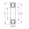 FAG ntn flange bearing dimensions Deep groove ball bearings - 6032-2Z #4 small image