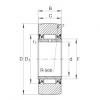 FAG bearing nachi precision 25tab 6u catalog Yoke type track rollers - NA2204-2RSR #5 small image