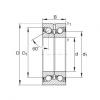 FAG equivalent skf numbor for bearing 1548817 Axial angular contact ball bearings - ZKLN0832-2Z-XL