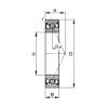 angular contact ball bearing installation HCS7000-E-T-P4S FAG #1 small image