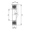 angular contact ball bearing installation HCB7010-E-2RSD-T-P4S FAG #1 small image