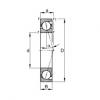 angular contact ball bearing installation B7002-C-T-P4S FAG