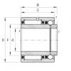 FAG w15 8 rodamiento ina Needle roller/angular contact ball bearings - NKIB5902-XL #5 small image