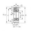 FAG bearing nachi precision 25tab 6u catalog Axial angular contact ball bearings - ZKLF40115-2RS-XL #2 small image