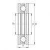 FAG bearing size chart nsk Axial deep groove ball bearings - 4414