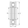 FAG ntn flange bearing dimensions Axial deep groove ball bearings - 4449