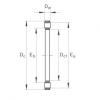 FAG bearing size chart nsk Axial cylindrical roller and cage assembly - K81211-TV #5 small image