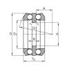 FAG equivalent skf numbor for bearing 1548817 Axial deep groove ball bearings - 54208 #4 small image